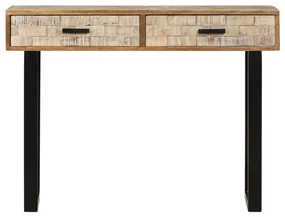 vidaXL Wandtafel 100x30x75 cm massief mangohout