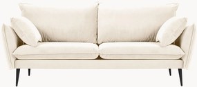 Bank Elio (3-zits) met fluweel effect, B 228 cm