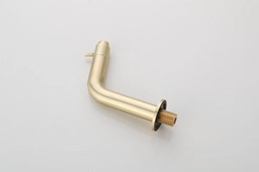 Saniclear Brass inbouw toiletkraan geborsteld messing / mat goud