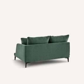 Halve bank, 2zit van polyestermix, MODERNISTE