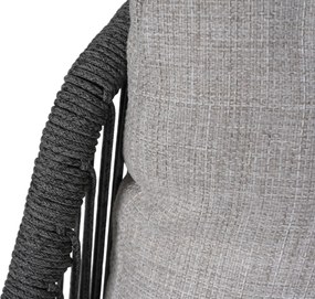 Tuinset 6 personen 220 cm Rope Grijs Lifestyle Garden Furniture Tivoli/Tavano