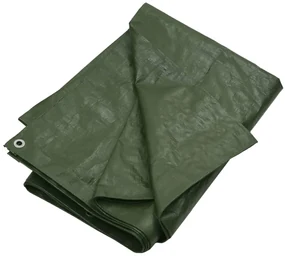 vidaXL Dekzeil 180 g/m² 3x3 m HDPE groen