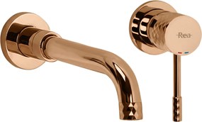 Inbouw wastafelkraan Rea Lungo Diamond Copper + BOX