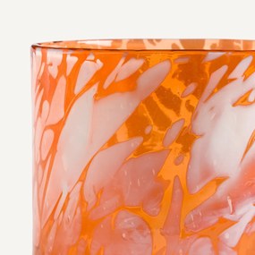 Vaas in handgeblazen glas, Berna