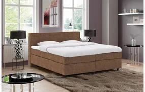 Goossens Basic Boxspring Compleet Inus, Vlak 160 x 200 cm (=2x 80 x 200 cm) met hoofdbord