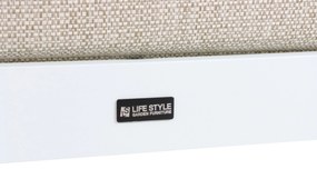Hoek loungeset 5 personen Aluminium Wit  Lifestyle Garden Furniture Luca