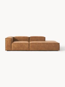 Modulaire leren chaise longue Lennon