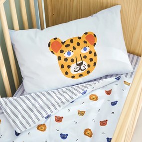 Baby kussensloop, perkal katoen, dierenprint, PETITE SAVANE