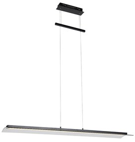 Eettafel / Eetkamer Moderne hanglamp zwart incl. LED 3-staps dimbaar - Boone Modern Binnenverlichting Lamp