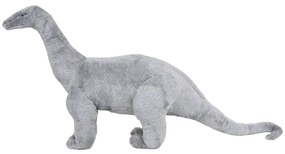 vidaXL Speelgoeddinosaurus staand XXL pluche grijs