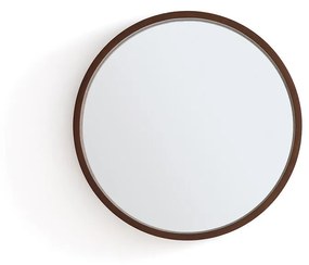 Ronde spiegel fineer notenhoutØ35 cm, Alaria