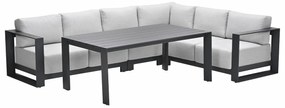 Garden Impressions Malakka lounge dining set 5-delig - valley sand