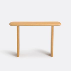 Eiken fineer wandtafel, Curva