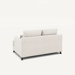 Compacte bank, in gespikkelde canvas, ALWINE