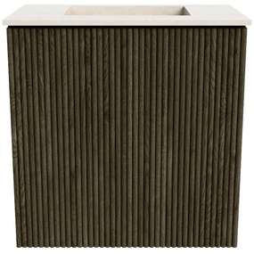 Mondiaz Joya DLux 40cm toiletmeubel shadow met wastafel faye midden zonder kraangat meli