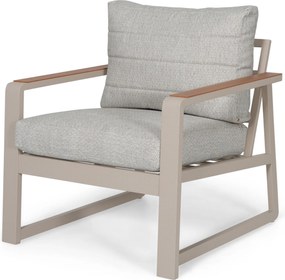 Stoel en Bank Loungeset  Aluminium Zand/Beige  Lifestyle Garden Furniture Sabbia