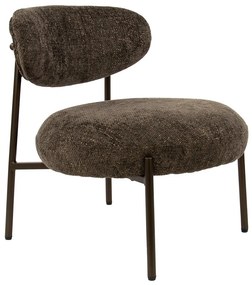 Bruine Fauteuil Met Ronde Zitting