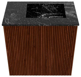 Mondiaz Joya DLux 40cm toiletmeubel ruby met wastafel faye rechts zonder kraangat lava