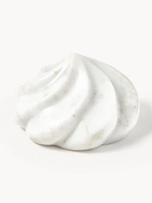 Decoratief object Meringue van marmer