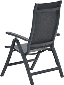 Garden Impressions Hilly tuinstoel verstelbaar - donker grijs