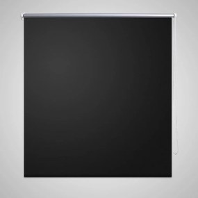 vidaXL Rolgordijn verduisterend  80x175 cm zwart