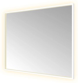 Hotbath &More Square rechthoekige spiegel 100x80cm wit mat