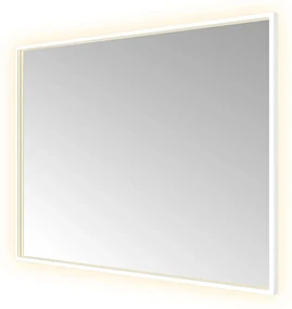 Hotbath &More Square rechthoekige spiegel 100x80cm wit mat
