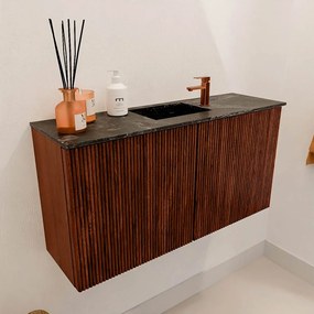 Mondiaz Joya DLux 80cm toiletmeubel ruby met wastafel faye midden 1 kraangat lava