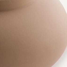 Ronde vaas van mat keramiek, LECCIA