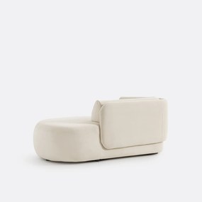 Longchair rechts, fluweel, Méridiano