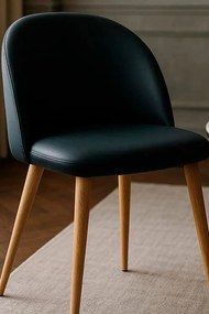 Vint kunstleren stoel