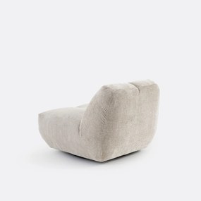 Draaibare fauteuil, dik fluweel, Nuria