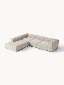 Modulaire hoekbank Lennon van linnenmix (4-zits)
