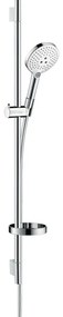 Hansgrohe Raindance select glijstangset 90cm met handdouche wit-chroom 26631400