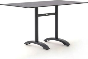 Tuin eettafel Bellagio | Rechthoekig | Tuintafel Kunststof | 140x80cm | 4 personen | Kees Smit Tuinmeubelen