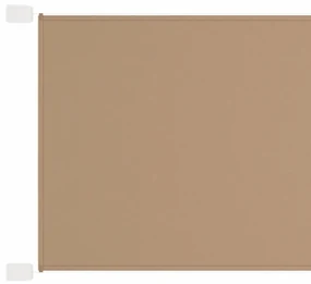 vidaXL Luifel verticaal 60x1000 cm oxford stof taupe