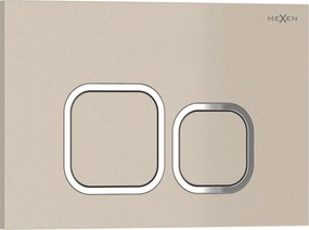 Mexen Tex 03 spoelknop, beige - 6103-07