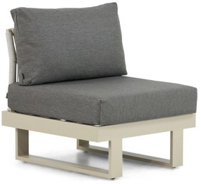 Hoek loungeset 6 personen Aluminium Taupe  Lifestyle Garden Furniture Lorenzo