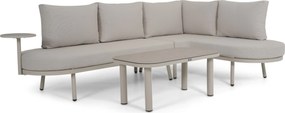 Loungeset tuin 5 personen Aluminium Zand/Beige  Domani Furniture Sylva