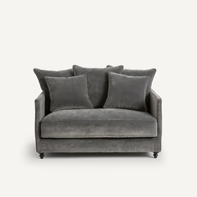 2-zits omvormbare bank van fluweel, Lazare