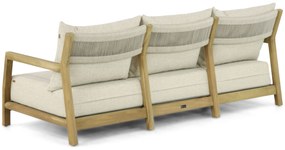 Stoel en Bank Loungeset 5 personen Teak Old teak greywash  Santika Furniture Santika