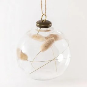 Set van 4 hangende glazen bollen Anfys Transparant - Sklum