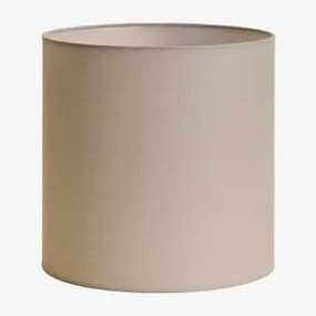 Arlina Stoffen Lampenkap Licht Taupe Grijs & Ø30 Cm - ↑30 Cm - Sklum
