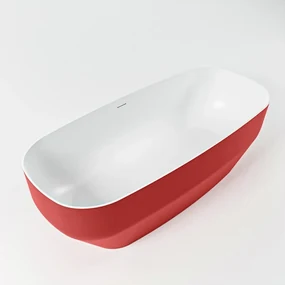 Mondiaz Stone vrijstaand bad 170x75cm kleur fire/talc