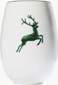 Handgemaakte vaas Grüner Hirsch, H 21 cm