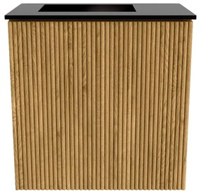 Mondiaz Joya 40cm toiletmeubel oak met wastafel faye links 1 kraangat urban
