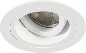Smart inbouwspot wit rond kantelbaar incl. Wifi GU10 - Chuck