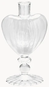 Mondgeblazen kandelaar Clair Parfum van borosilicaatglas