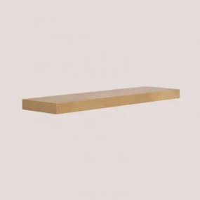 Wandplank In Mdf Jario Natuurlijk Hout & ↔︎ 90 Cm - Sklum