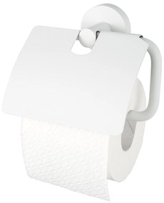 Haceka Kosmos toiletrolhouder met klep wit mat